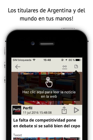 Noticias de Argentina - Noticias del Dia / Diarios Argentinos screenshot 2