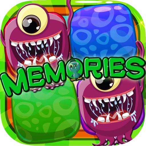 Memories Matching Alien : Pre school Game Educational For Kids Free