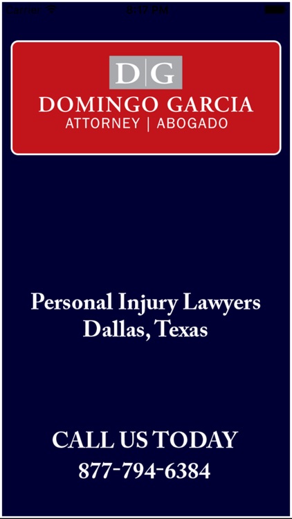 Domingo Garcia Law Injury App