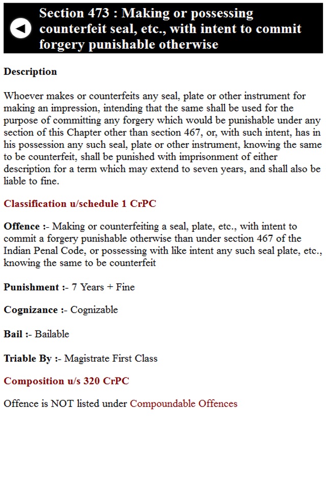 IPC Indian Penal Code screenshot 2