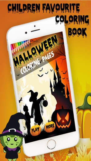Halloween Coloring Pages - Haunted Halloween(圖1)-速報App