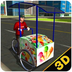 Activities of City Ice Cream Delivery – Ride bicycle simulator to sell yummy frozen food