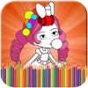 Princess Pearl Coloring Book Lovely Game