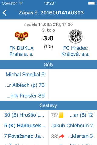 Můj fotbal screenshot 3