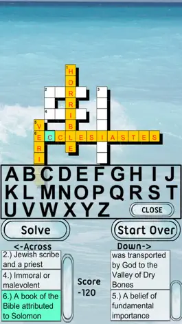 Game screenshot Bible Crossword FREE apk