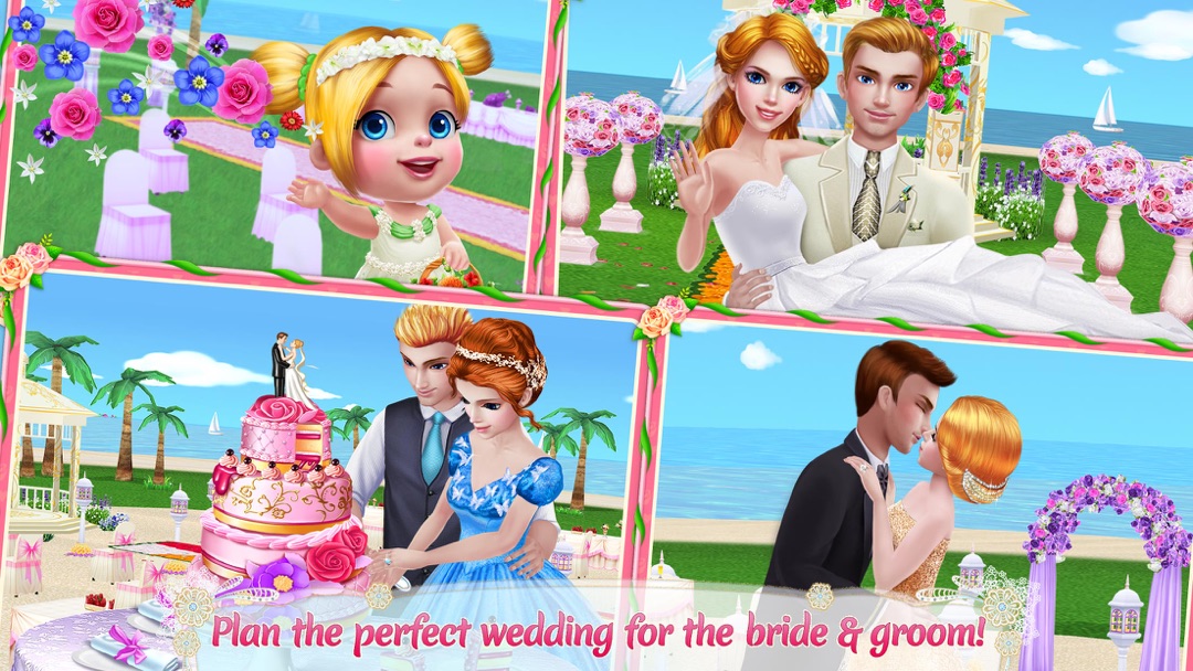 barbie wedding planner games