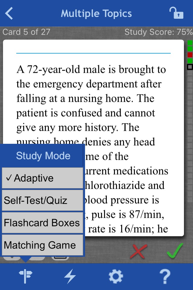 Physiology Lange Flash Cards screenshot 2