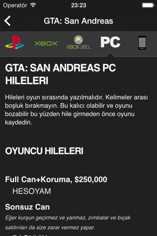 Cheats for GTA - for all Grand Theft Auto games screenshot 3