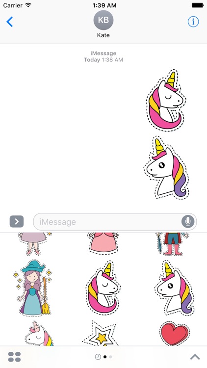 Stickers for princesses