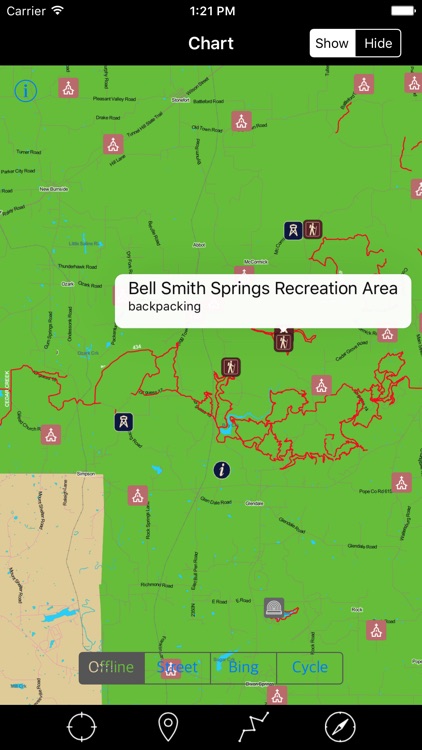 Shawnee National Forest – GPS Offline Navigator