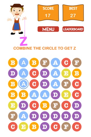 Spinny Circle Get Z - Letters Mania screenshot 4