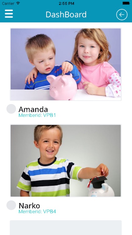 Virtual Piggy Bank App