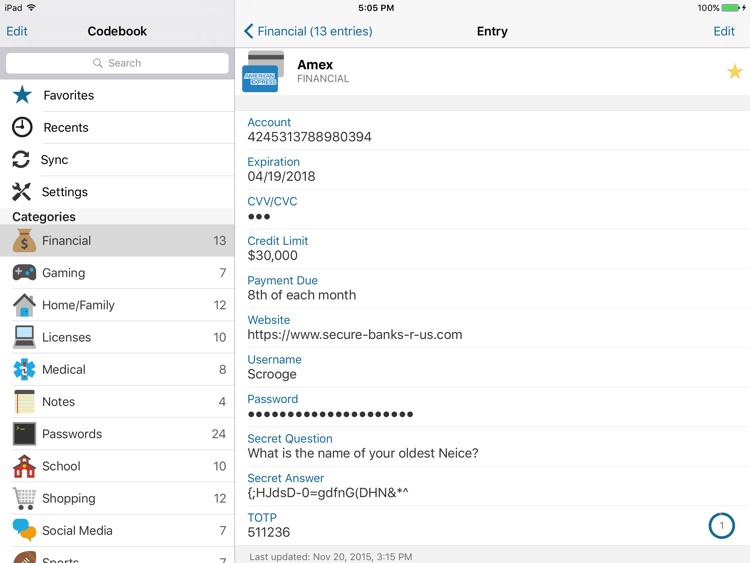 Codebook for iPad (Legacy) screenshot-3