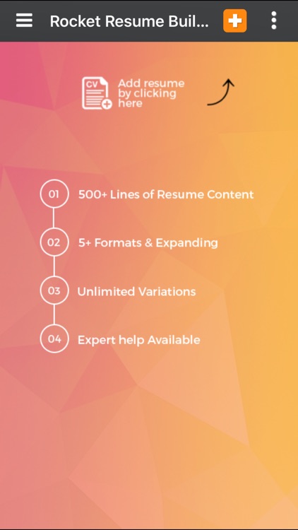 Rocket Resume Builder