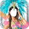 Rio Samba Dancer Costume Photo Montage