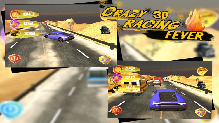 3D Car Racing Fever  - Furious Mad Death Traffic Race Pro