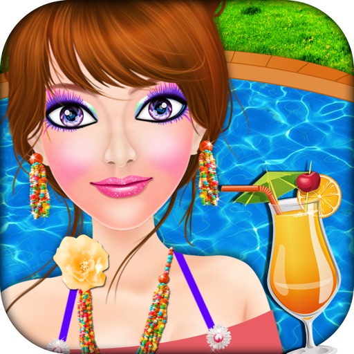 Girls Pool Party Makeover Salon - game for girls Icon