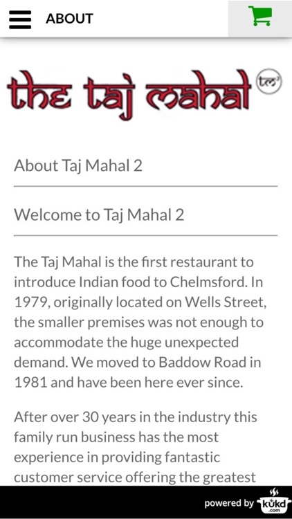 Taj Mahal 2 Indian Takeaway screenshot-3