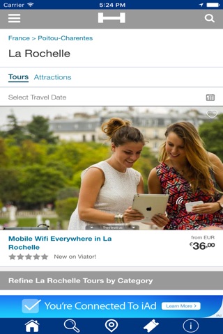 La Rochelle Hotels + Compare and Booking Hotel for Tonight with map and travel tour screenshot 2