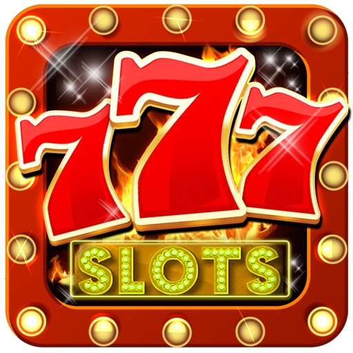 777 Lucky Blazing Sevens Slots Machine - 7's Hot Inferno Reels on Casino Shot