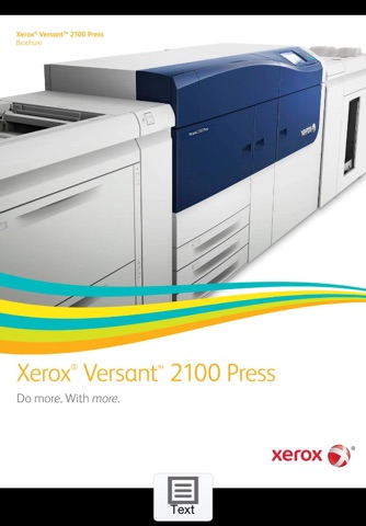 Xerox Versant 2100 Press Brochure screenshot 2
