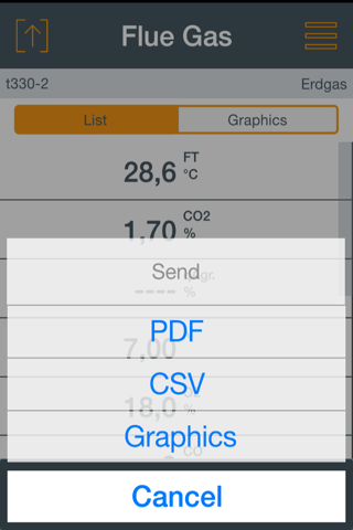 testo Combustion App screenshot 3