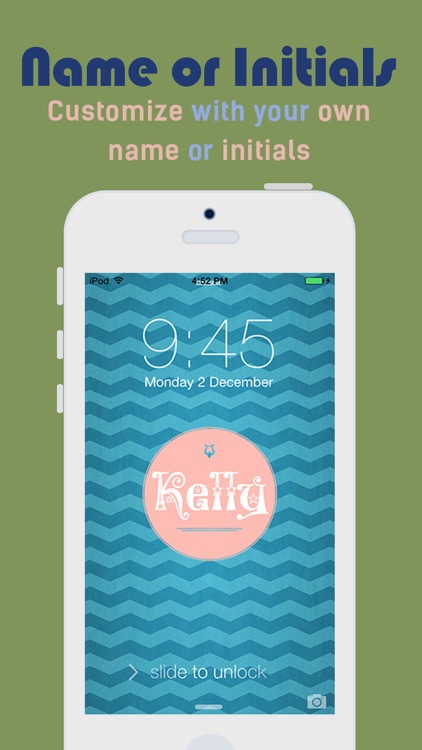 iMonogram - Create your own custom wallpapers and backgrounds