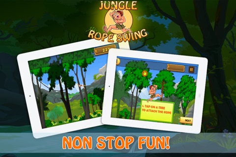 Jungle Heat Rope Swing Adventure screenshot 2
