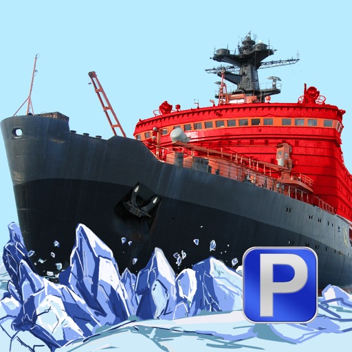 3D Icebreaker Parking - Arctic Boat Driving & Simulation Ship Racing Games Icon