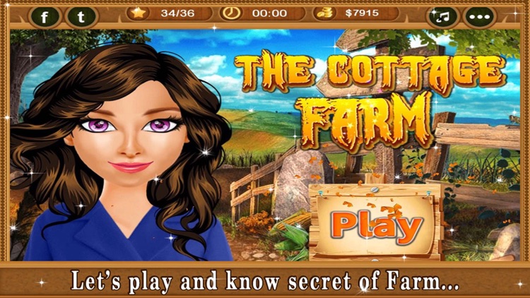 The Cottage Farm  - Hidden Objects game for kids and adults