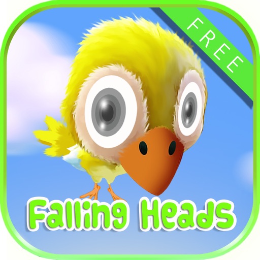 Falling Farm Heads FREE - Selfie Zoo Puzzle icon