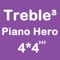 Piano Hero Treble 4X4 - Playing The Piano And Sliding Number Block