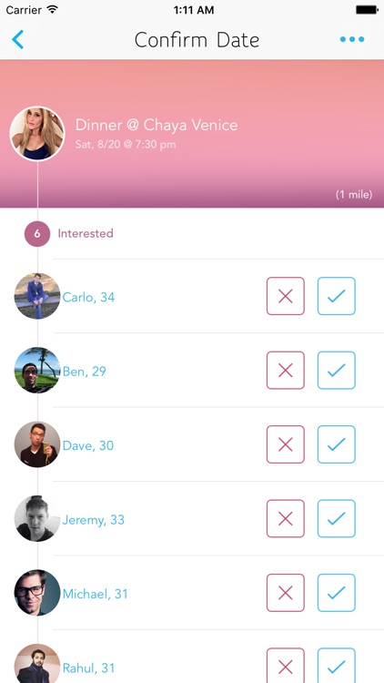 Datecard - More dating, less chatting