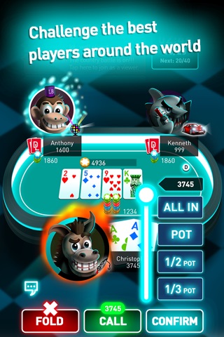 Donkey League Poker - Pocket Texas Holdem Arena screenshot 2