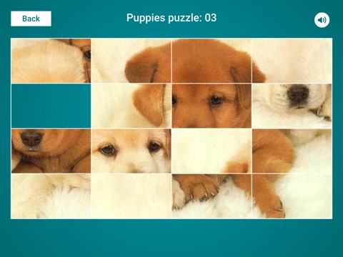Puppies Sliding Jigsaw screenshot 2