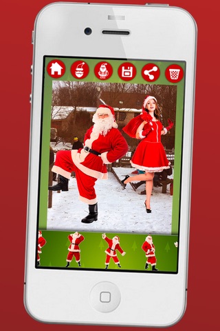 Xmas Santa yourself - Christmas Photo Editor to make collages with Santa Claus - Premium screenshot 4