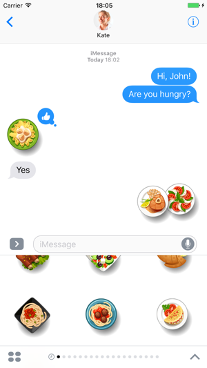 Dishes food - Stickers for iMessage(圖2)-速報App