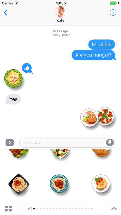 Dishes food - Stickers for iMessage