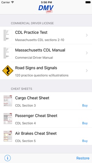 Massachusetts CDL Test Prep