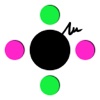 LINE OF BLEC: Black Dots and Color Blek Circles!