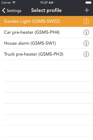 GSMS Remote Control screenshot 2