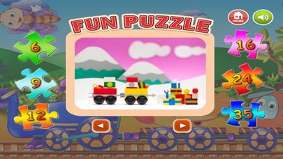 Train Jigsaw - Learning fun puzzle game screenshot 3