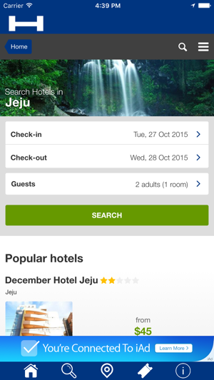 Jeju對於今晚與地圖和旅行遊覽比較和預訂酒店(圖1)-速報App