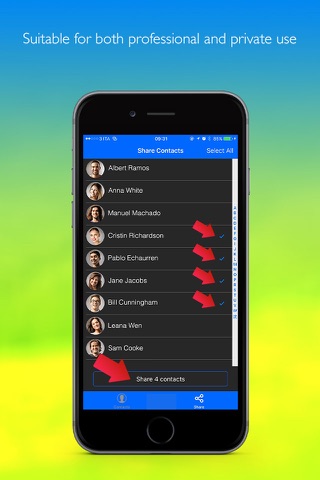 Easy Share Contacts Pro screenshot 3