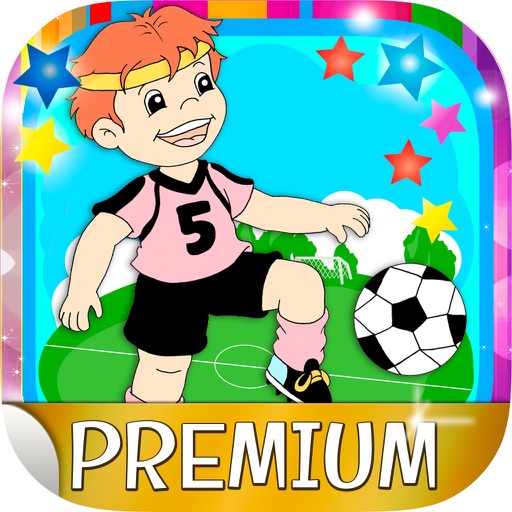 Football stickers and soccer adhesives for photos - Premium