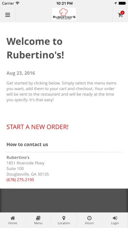 Rubertino's Online Ordering