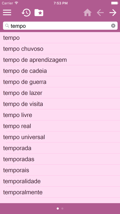 Wörterbuch Deutsch Portugiesisch screenshot 3