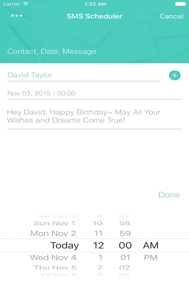 Simple SMS Scheduler - Auto Text Message Sending Timer screenshot 2