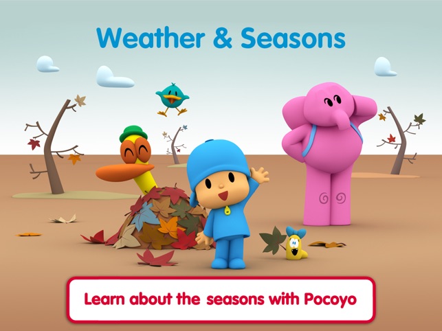 Pocoyo Playset - Weather & Seasons