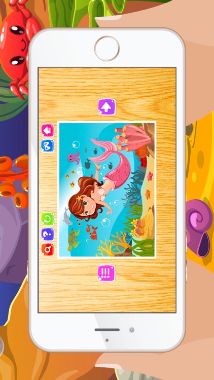 Mermaid Jigsaw Puzzles for Kids and Toddler - Kindergarten and Preschool Learning Games Free screenshot-3